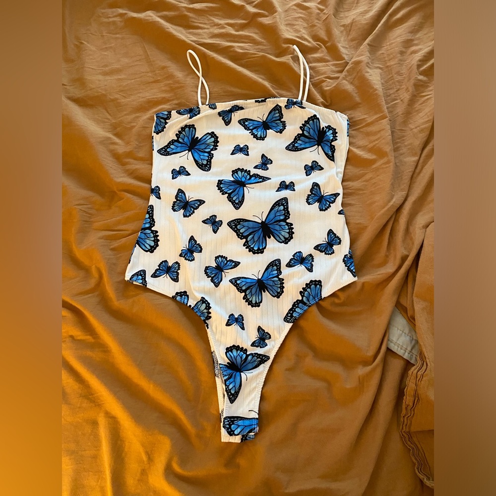 Belle Tweed Butterfly Body Suit
